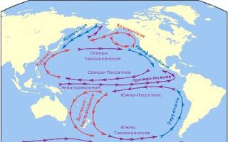 Значение океанических течений для природы и человека